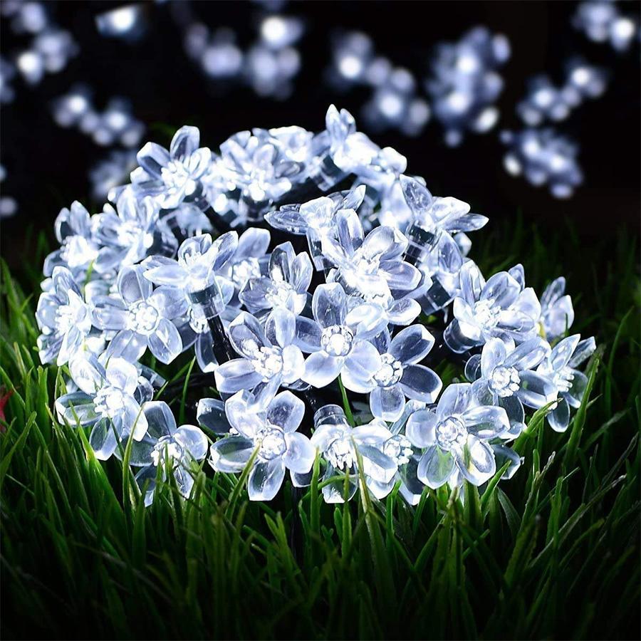 イルミネーション LED 桜 ストリングライト IP44 100電球 10M 黒コード 