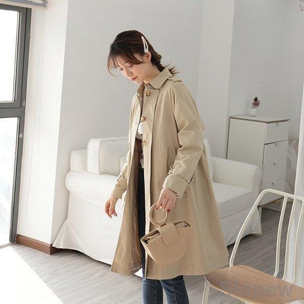 激安ブランド トレンチコート レディース スプリングコート チェスターコート ゆったり カジュアル アウター 無地 通勤通学 新作登場 激安の Www Datalexonline Com Br