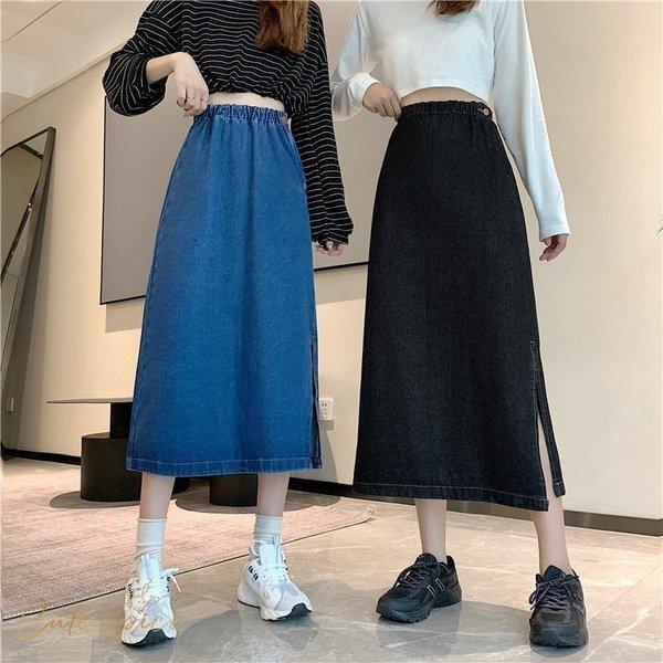 最も優遇の ボトムス スカート レディース デニムスカート ロングスカート 冬 秋 デニムスカート ロングスカート ハイウエスト デニム スカート ボトムス Aライン ミモレ Ol カジュアル きれいめ フレアスカート コーデ Www Threeriversofs Com