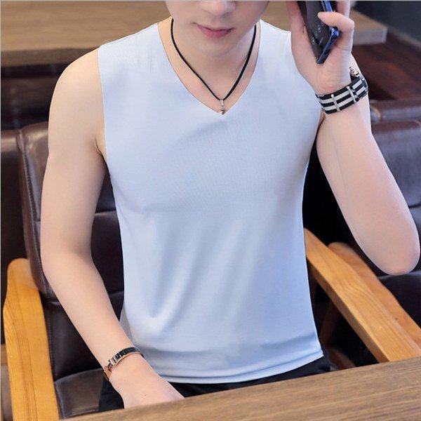 メンズインナーシームレス冷感ノースリーブvネックシャツタンクトップ涼しいスーツインナー下着肌触り Sei4360 Bi36am4uhe 星恒shop 2 通販 Yahoo ショッピング