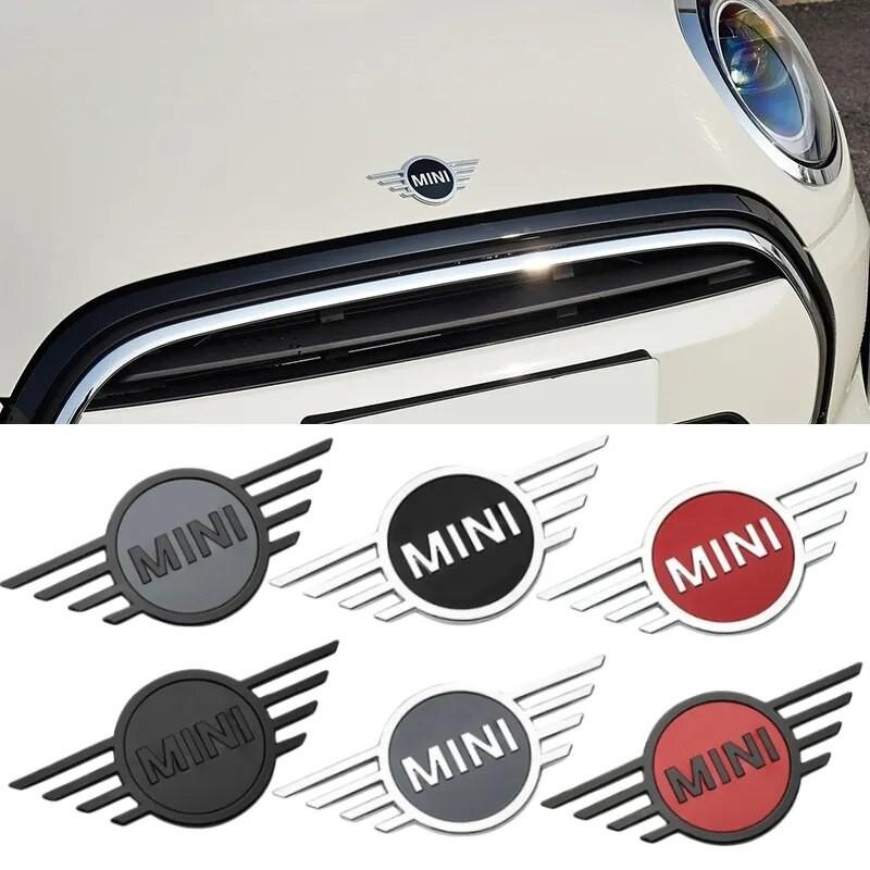 ミニ カントリーマン エンブレム用ステッカー 車の装飾用ステッカー Ff54 F55 F56 F57 F60 ステッカー シルバー/ブラック ...