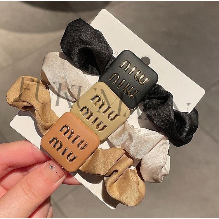 3点セット シルクヘアゴム シルク ヘアシュシュ 髪留め ゴム ヘア