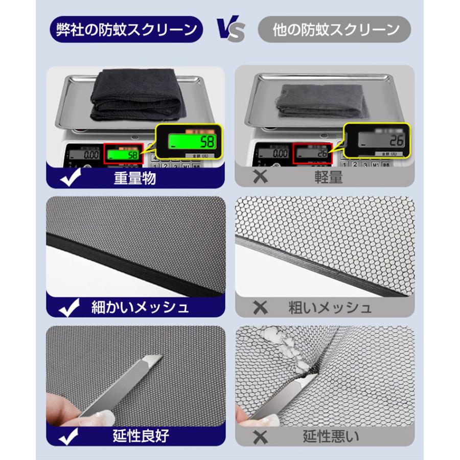 車用 網戸 ウィンドウネット 窓用ネット カーテン 日除け 遮光カーテン