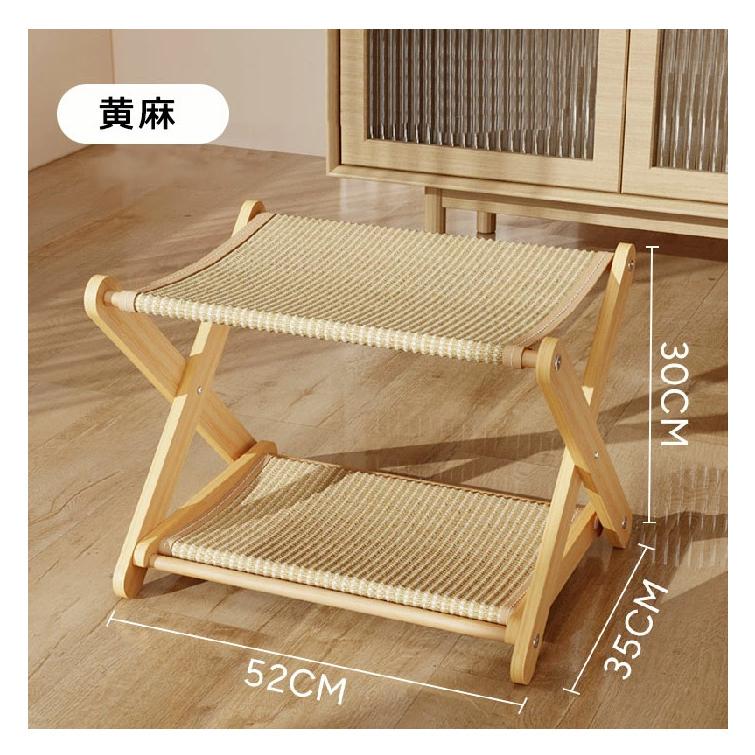 ペットベッド 夏用 爪とぎ 二層猫用爪とぎベッド 二層 頑丈 安定感