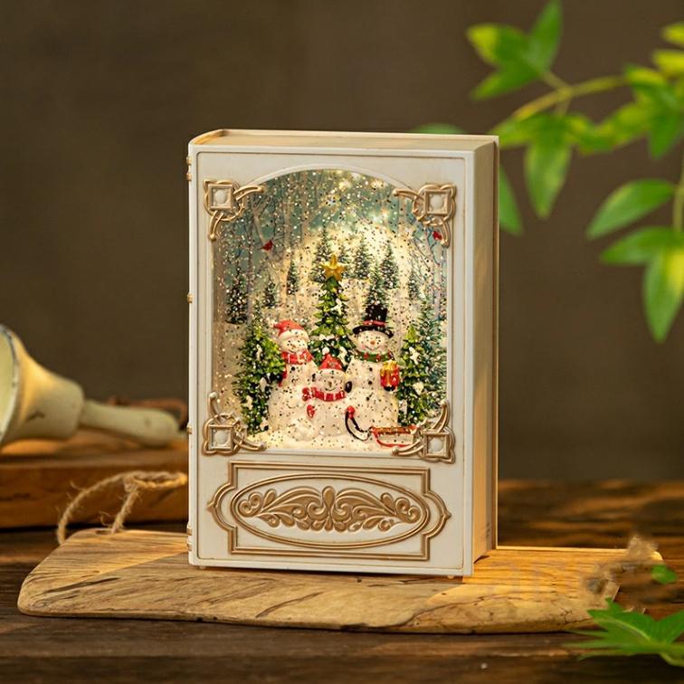 【新品】オルゴール音楽付き⭐︎スノードーム　光ります 楽天市場】スノードーム オルゴール（その他｜インテリア小物・置物