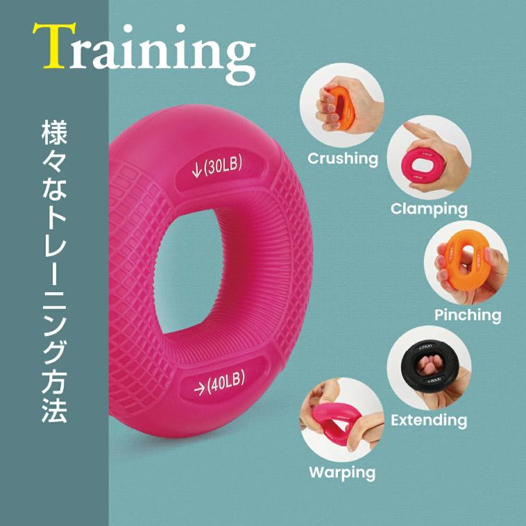 ハンドグリップ 握力 トレーニング 握力トレーニング 筋トレ 指の強化