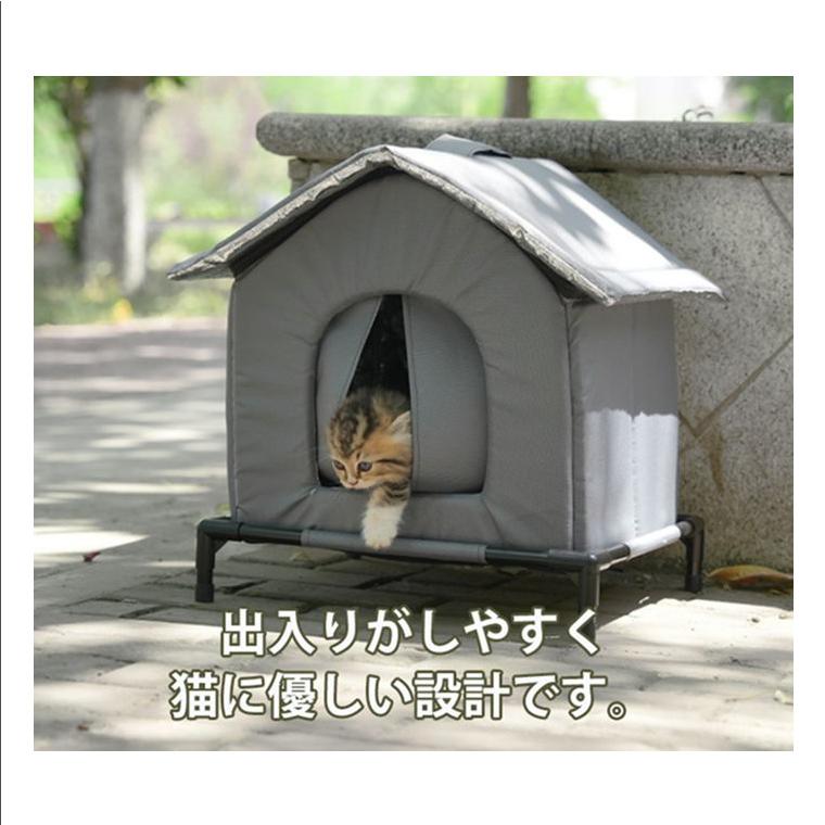 外猫ハウス ペットハウス 防寒 冬保温 夏保冷 組立簡単 耐候性の野良猫