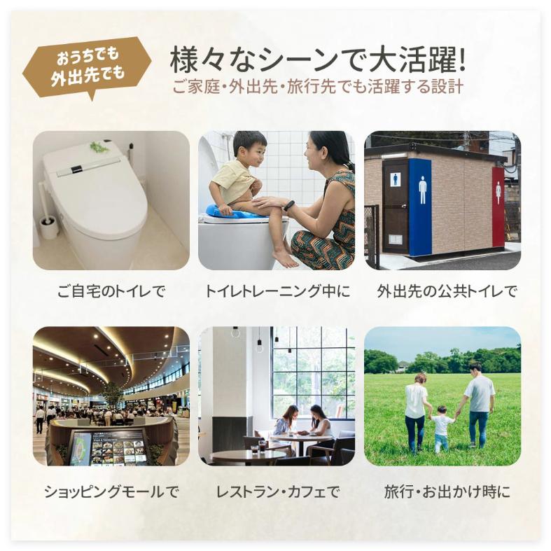 つけっぱなしOK】 補助便座 設置型 子供 トイトレ トイレトレーニング