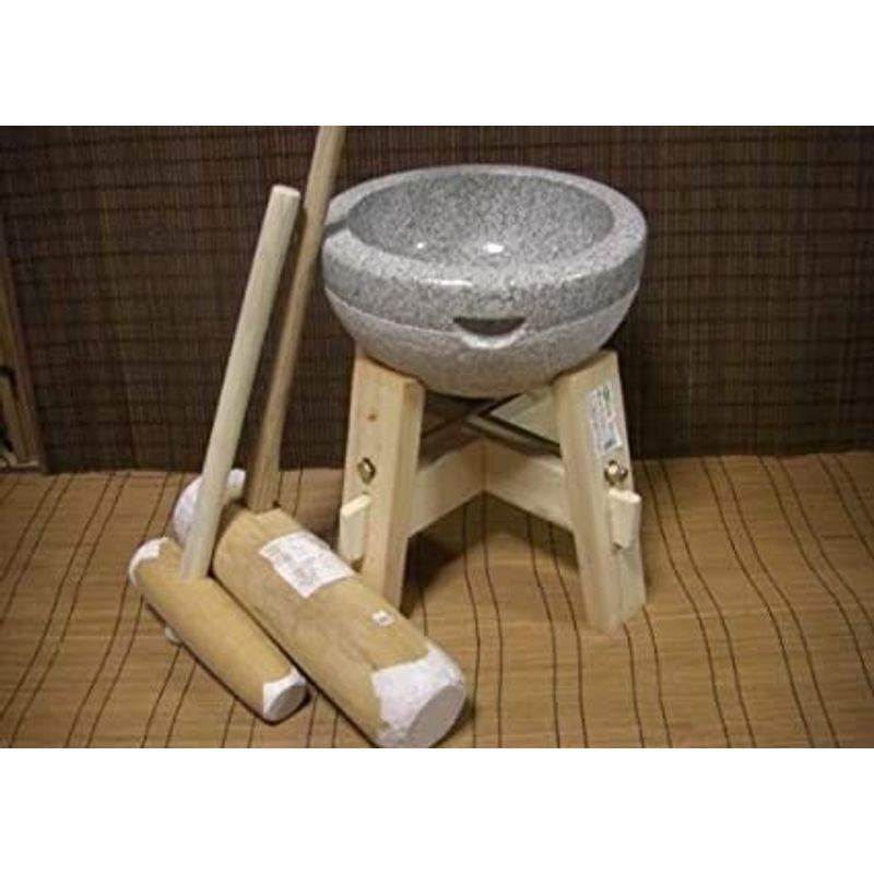 希少希少餅つき道具 二升用臼 木台・杵LL・小槌杵セット(teto238) オフィス木村it21 調理器具 餅つき道具 二升用臼 木台・杵L・子供用キネ大小2本・二升用のし板セット(teto177) オフィス木村it21
