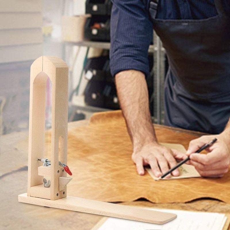 Yiteng レーシングポニー レザークラフト 工具 ステッチングツリー 革 手縫い 木製 折り畳み式 360度回転可能 細工 道具 縫製キ