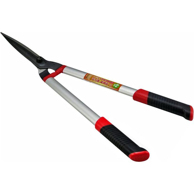 セール特別価格セール特別価格ガーデンフレンズ アルミ柄刈込鋏 小 軽量型 (重さ 約490g) 全長580mm 農業用 八州 木柄 剪定型 刈込鋏 大 150mm