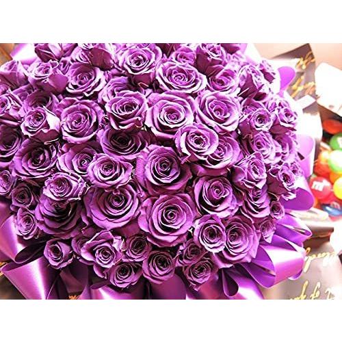 安心の正規品 70歳お祝い 古希 記念日 70歳 紫バラ 花束風 枯れない バラ 70本 プリザーブドフラワー 70本使用 ケース付き おすすめ特集の通販 Www Yogapictureoftheday Com