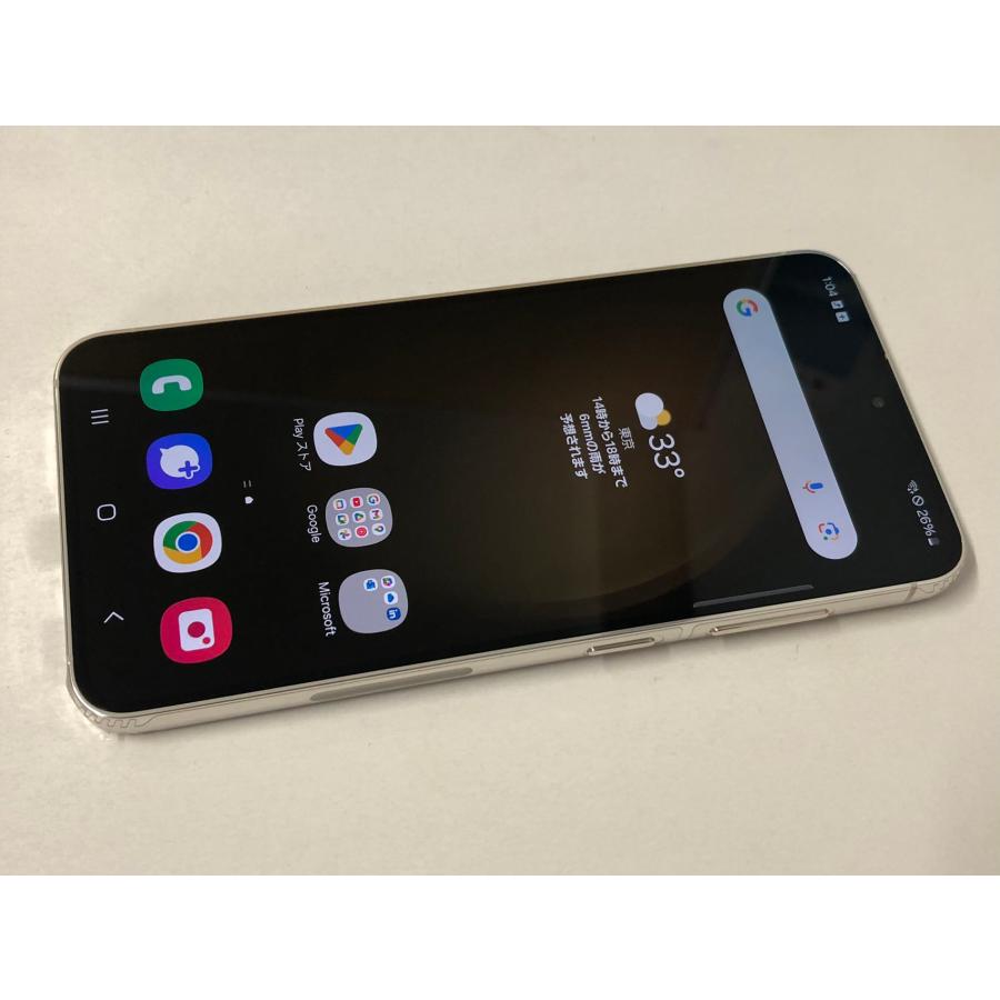 Galaxy S セイモバイル☆【中古Aランク】SIMフリーAU S23 クリーム