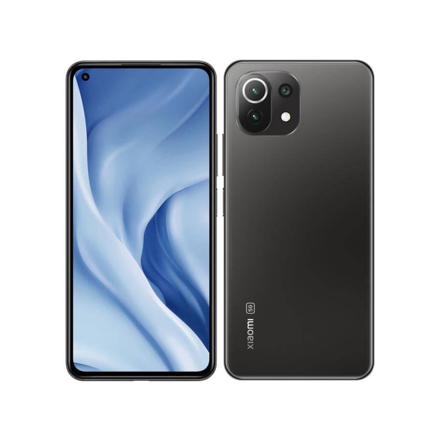 セイモバイル★国内版 SIMフリー Xiaomi Mi 11 Lite 5G 6+128GB  トリュフブラック 黒  新品未未使用品