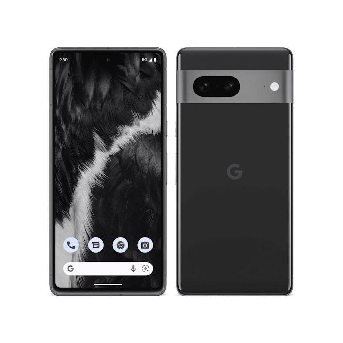 Google Pixel セイモバイル☆国内SIMフリー 7 128GB [Obsidian] 新品未 