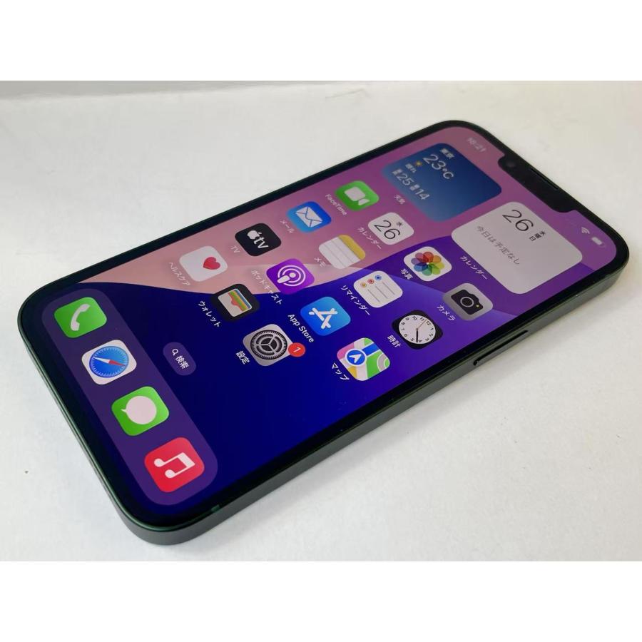 iPhone 13 セイモバイル☆【中古A】バッテリー100％ SIMフリー