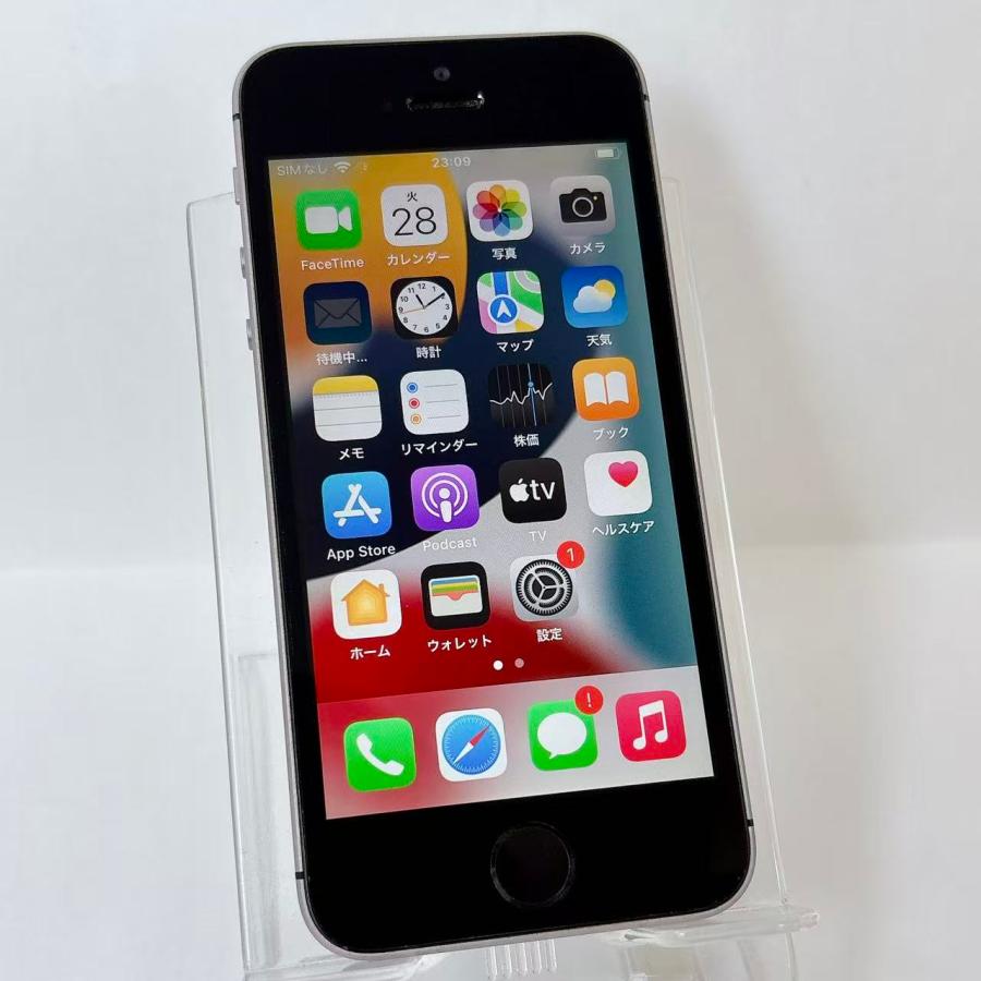 【美品】iPhoneSE 第一世代 32GB SIMフリー スペースグレ iPhone SE（第1世代） セイモバイル☆【中古Aランク】SIMフリー SE(第1