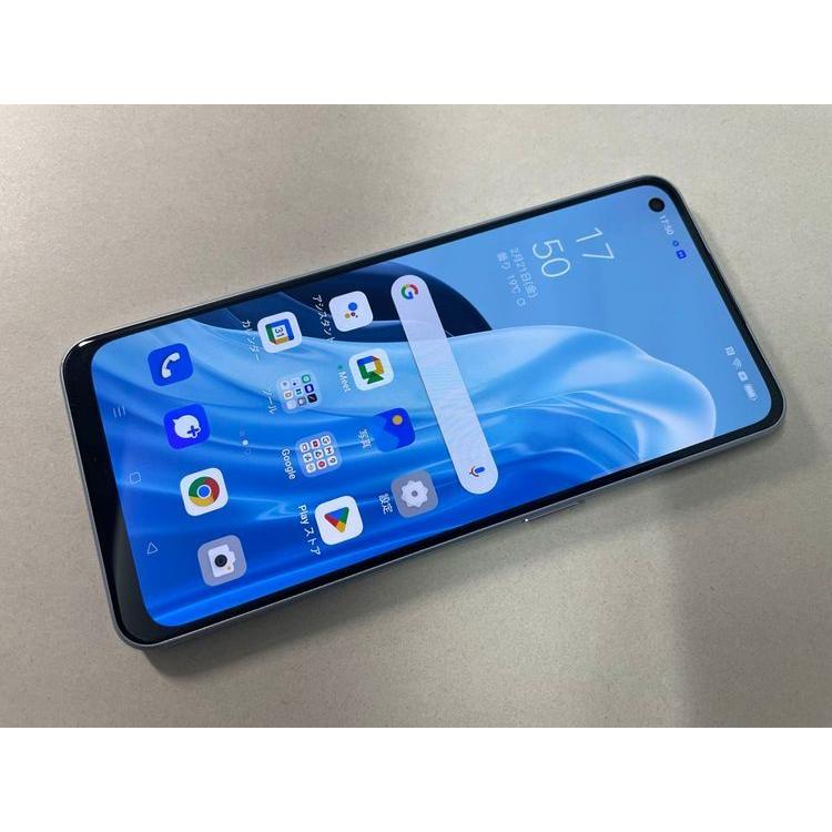 美品・OPPO Reno7 A au版SIMフリー Reno セイモバイル☆中古Bランク SIMフリー AU版 OPPO Reno7 A OPG04