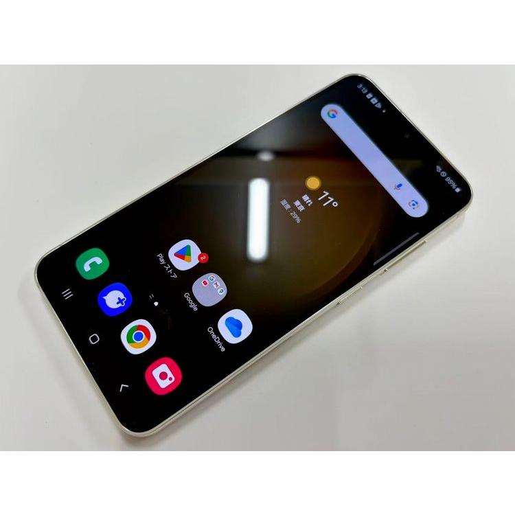 Galaxy S セイモバイル☆【中古Bランク】SIMフリーAU S23 クリーム