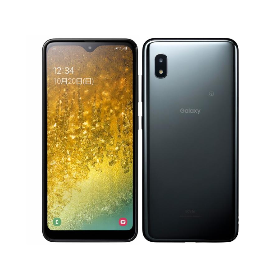 セイモバイル★SIMフリーUQ Galaxy A20 SCV46 ブラック  新品未使用品｜seimobile