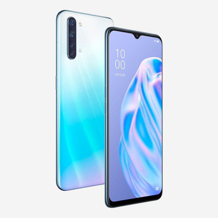 OPPO セイモバイル☆国内SIMフリーYmobile Reno3 A ホワイト 6GB+128GB  