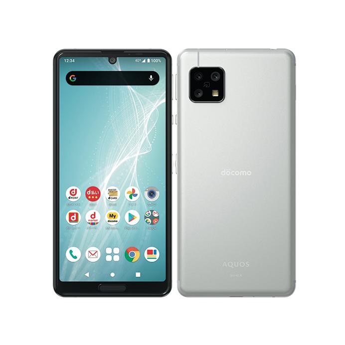 SHARP AQUOS SH-41A docomo 本体 シルバー AQUOS sense セイモバイル☆SIMフリーdocomo sense4 SH-41A シルバー