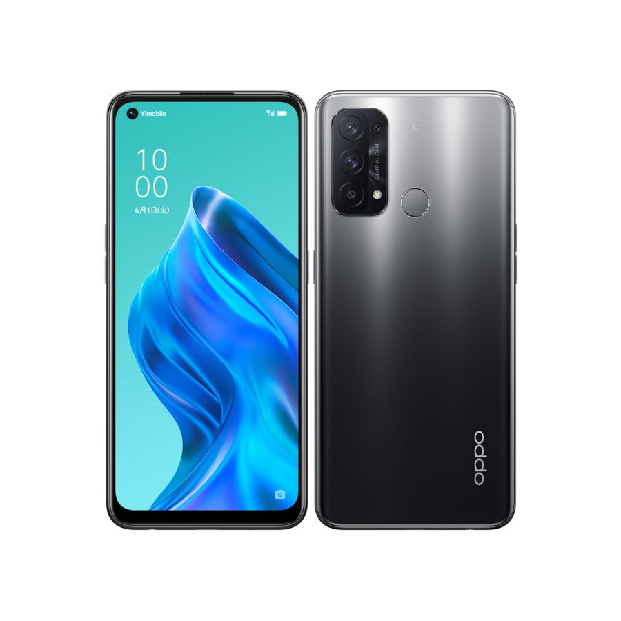 セイモバイル★国内SIMフリー OPPO Ymobile Reno5 A ワイモバイル 5G  [シルバーブラック] 6GB+128GB  新品未使用品｜seimobile