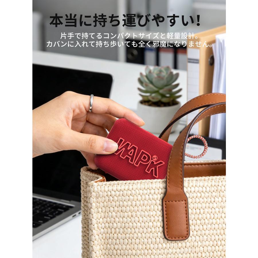 スピーカー Bluetooth5.4 ポータブルスピーカー ブルートゥース IP67防塵防水 高音質 10時間連続再生 オーラキャスト技術 アウトドア ビーチ おしゃれ お風呂 | WAPIK | 04