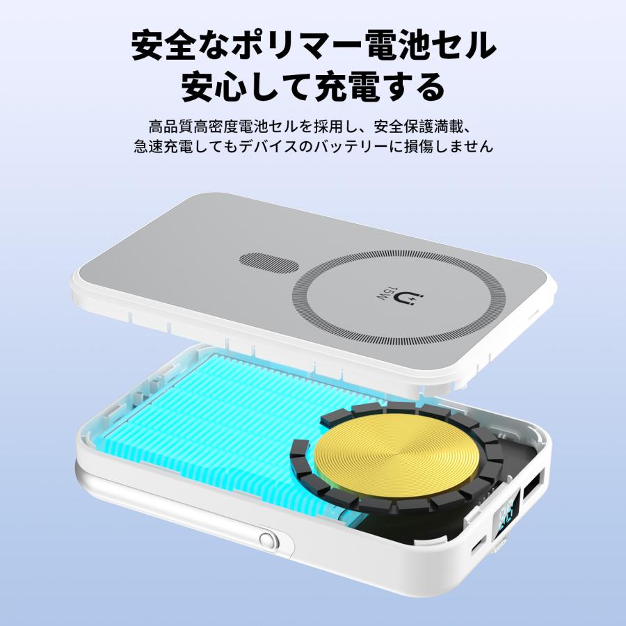 モバイルバッテリー スマホ充電器 大容量 防災電源 10000mAh 小型 急速充電器 PSE認証済 残量表示 携帯充電器 iPhone/iPad/Android対応 送料無料 | WAPIK | 10
