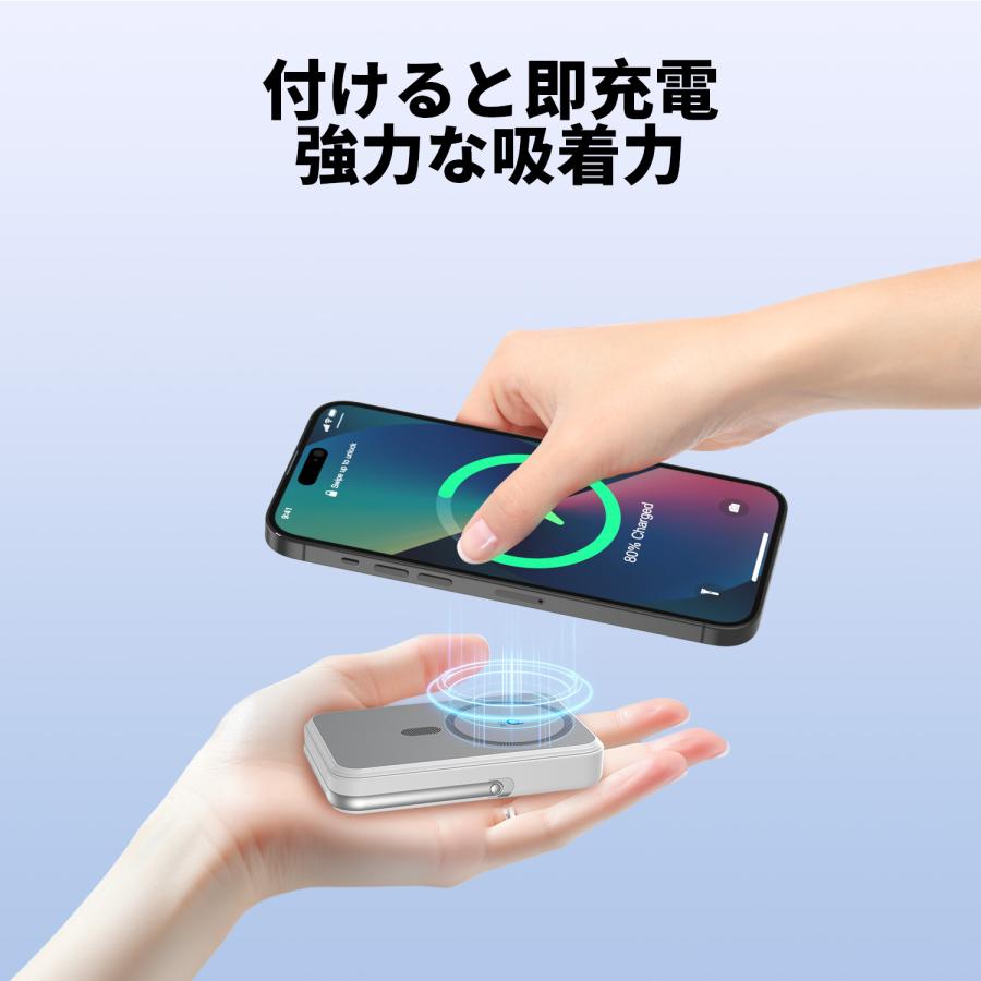 モバイルバッテリー スマホ充電器 大容量 防災電源 10000mAh 小型 急速充電器 PSE認証済 残量表示 携帯充電器 iPhone/iPad/Android対応 送料無料 | WAPIK | 03