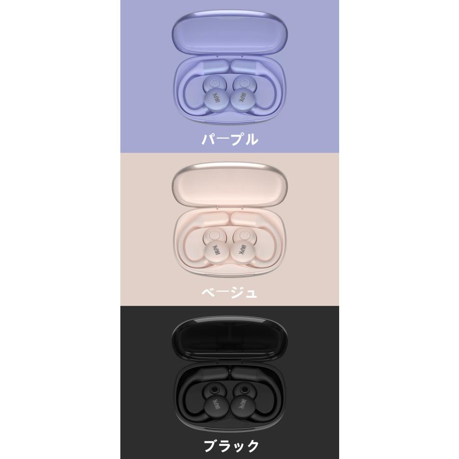 WAPIK ワイヤレスイヤホン イヤホン 高音質HiFi Bluetooth6.0 ノイズキ