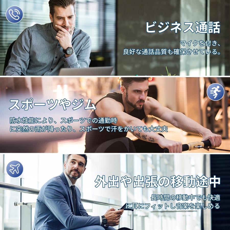 ワイヤレスイヤホン 5.3 Bluetooth HiFi 高音質 iPhone Android対応  ENCノイズキャンセリング 自動ペア ワイヤレス イヤホン 2024最新版 プレゼント | WAPIK | 10