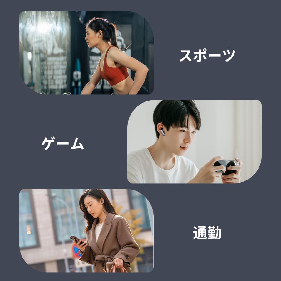 WAPIK 骨伝導イヤホン ワイヤレスイヤホン iPhone Android対応