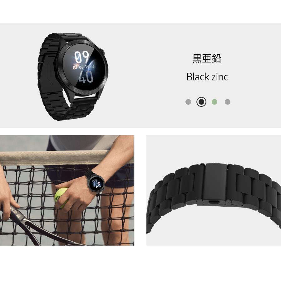 スマートウォッチ 1.43インチ大画面 通話機能付き 運動モード 日本製センサー 男女兼用 iphone対応 Android対応 Bluetooth通話機能 活動量計 歩数計 | WAPIK | 09