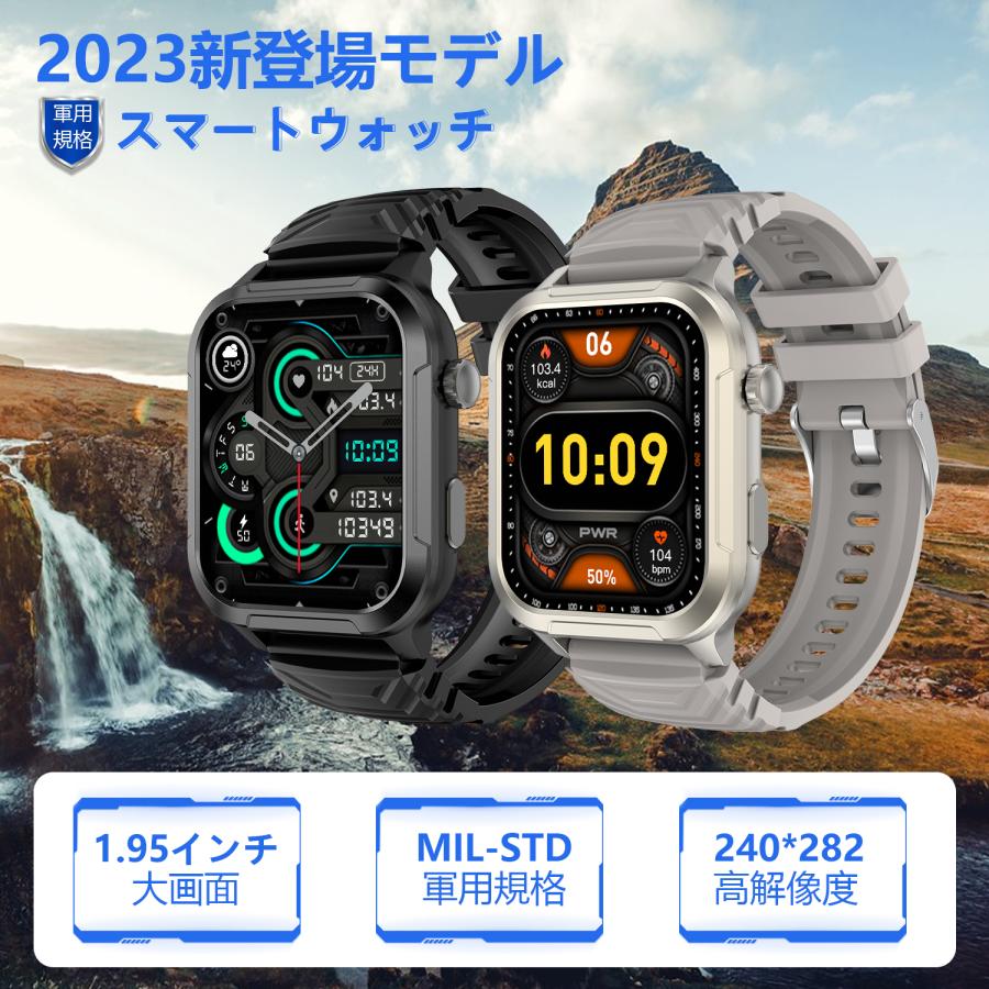 WAPIK スマートウォッチ 業界初 AMOLED 1.96インチ 通話機能 超高