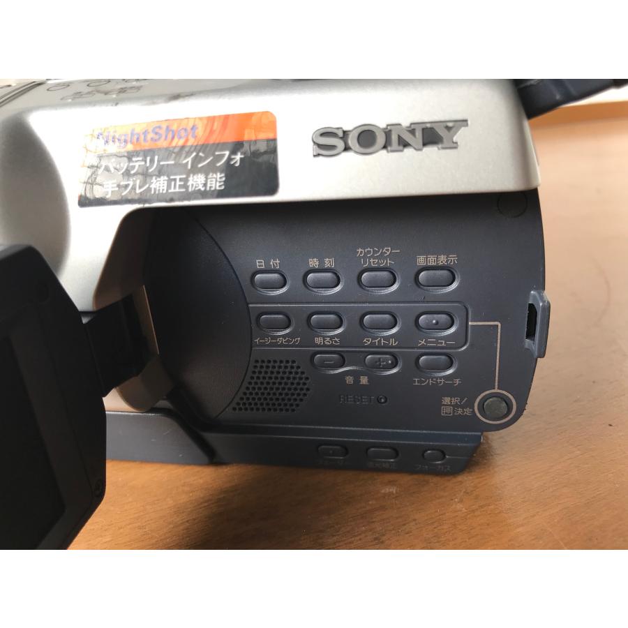 【中古】SONY ビデオカメラ ハンディカム 2.5型液晶 CCD-TRV106 NTSC ケース付き｜seiren｜05