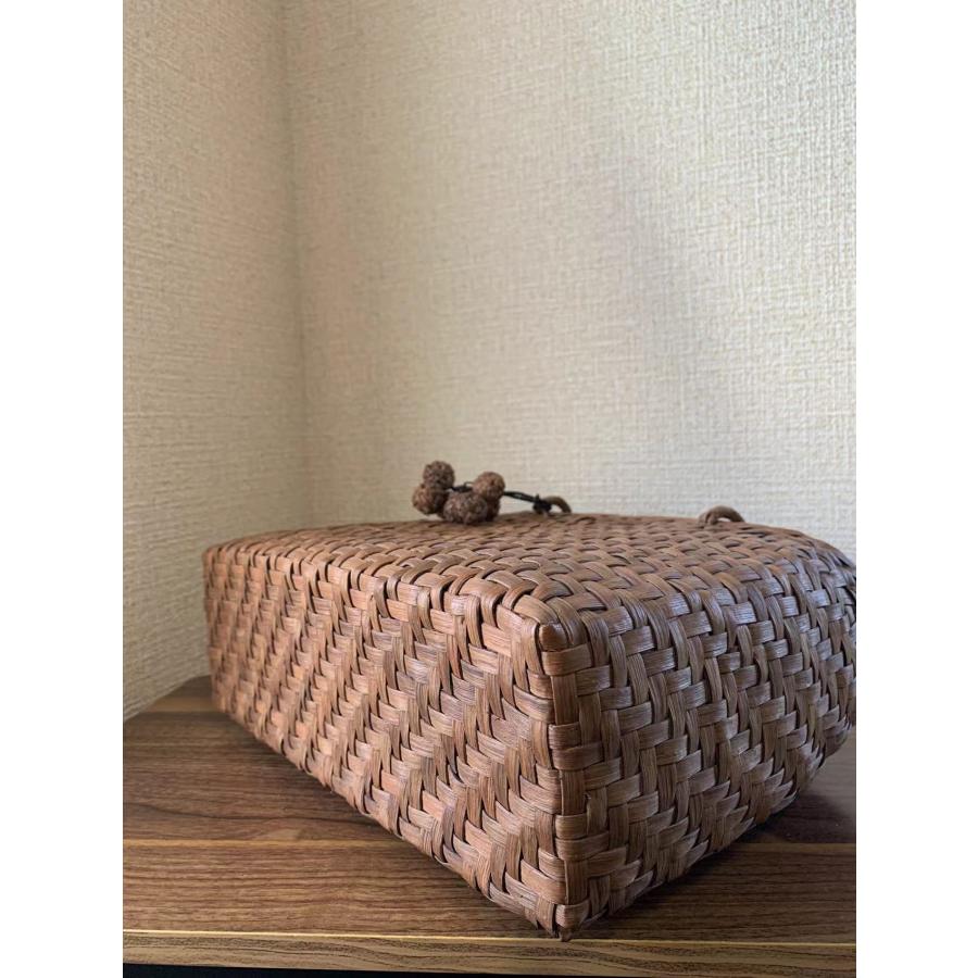 山葡萄 山葡萄かごバッグ 手作り 籠バッグ 網代編み 定番 山葡萄 山葡萄かごバッグ 手作り 籠バッグ 網代編み 定番
