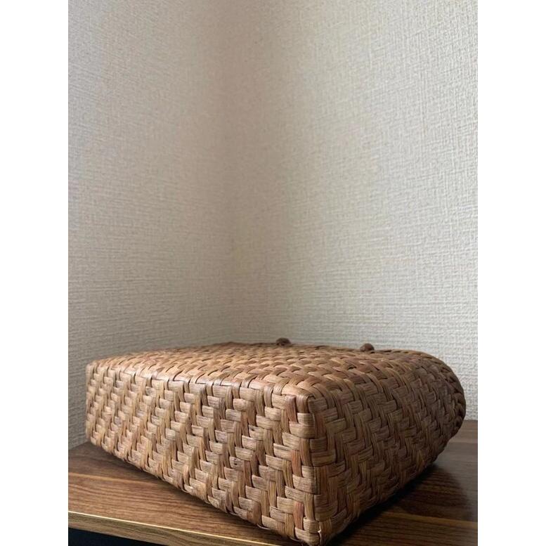 山葡萄 山葡萄かごバッグ 手作り 籠バッグ 網代編み 定番 内布 山葡萄 山葡萄かごバッグ 手作り 籠バッグ 網代編み 定番 内布