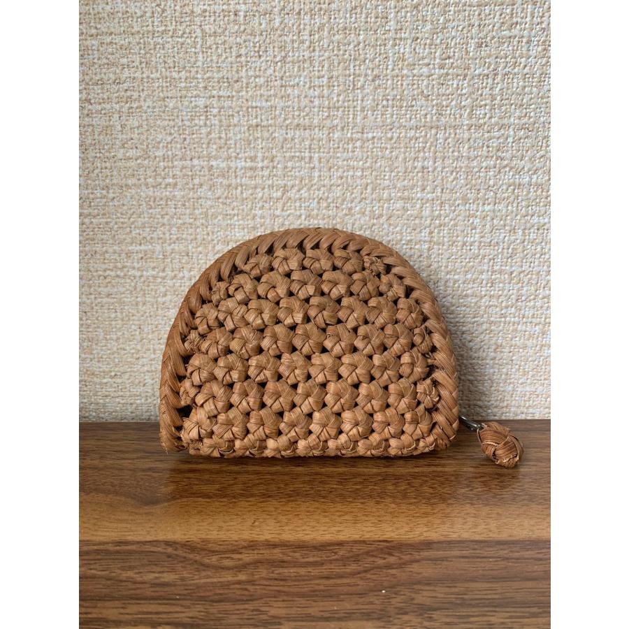山葡萄 山葡萄小銭入れ コインケース 手作り 小花編み 和服バッグ