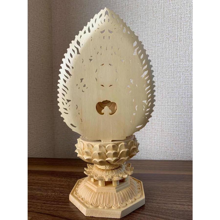 仏像 普賢菩薩像 普賢菩薩 檜木 木彫 仏具 (約)高28cm×幅12cm×奥行12cm