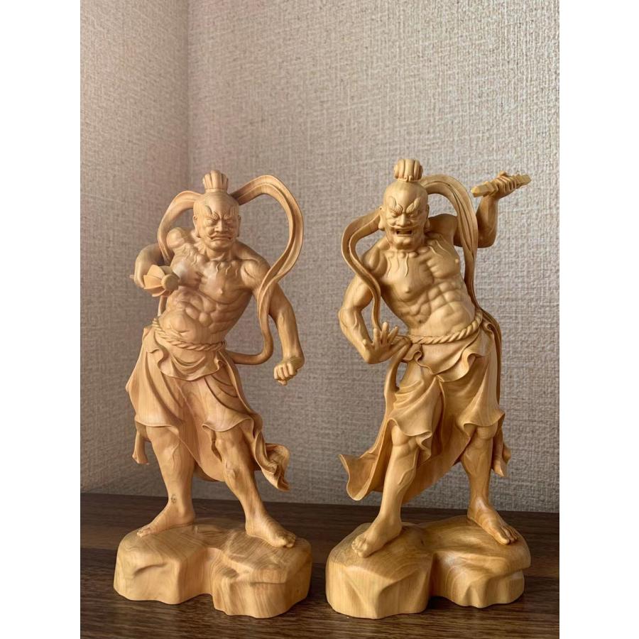 仏像 仁王像 金剛力士像 密迹力士像 阿形像 吽形像 護法善神 ツゲ黄楊