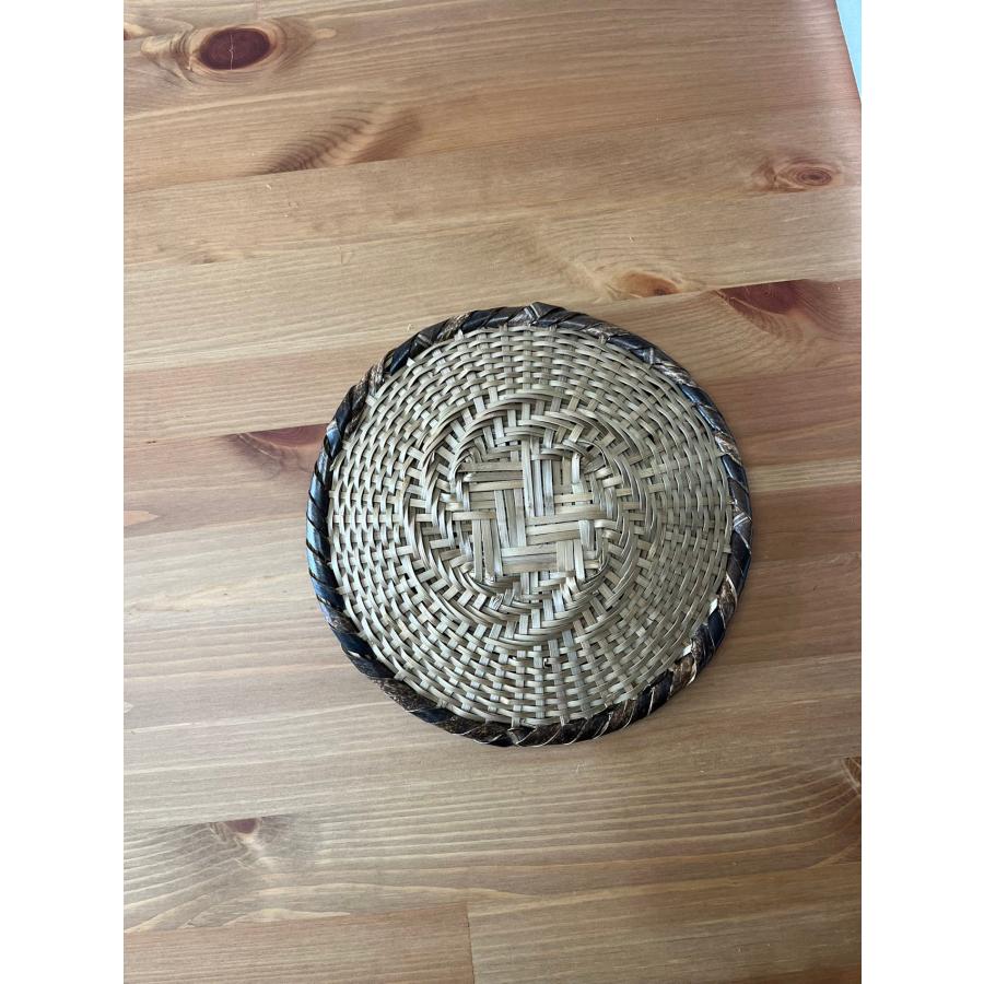 20枚セット】蕎麦ざる 竹ざる 蕎麦皿 手作りそばざる 黒竹 直径約24cm