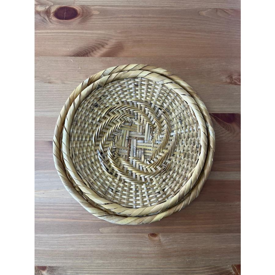 20枚セット】蕎麦ざる 竹ざる 蕎麦皿そばざる 白竹 直径約21cm 戸隠風