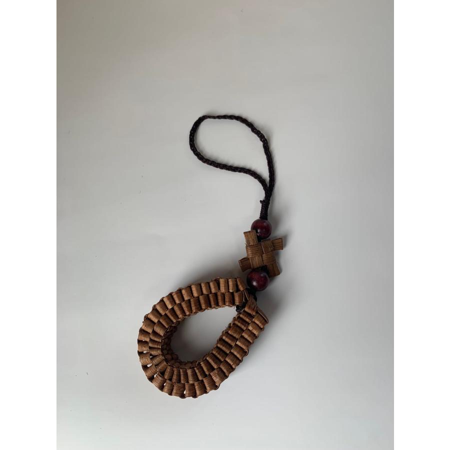 山葡萄 ストラップ 〜オーダーで作ります〜 国産 山葡萄 ストラップ（ぶどう小）【受注製作】 キーホルダー