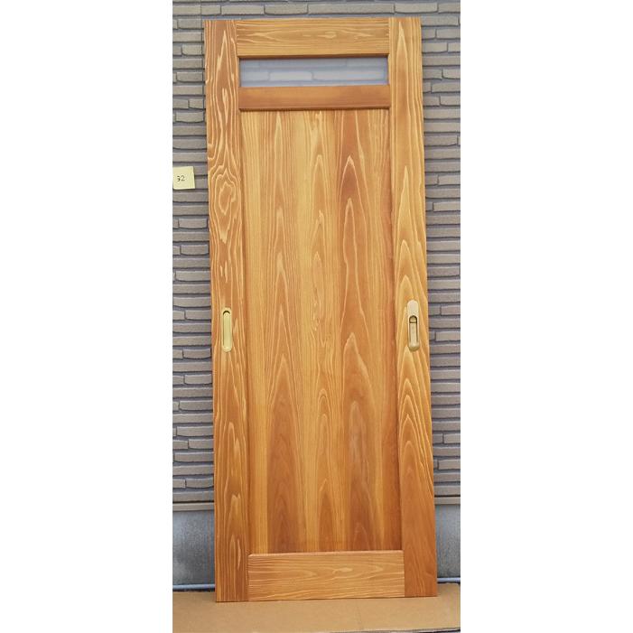 01型デザイン吊片引戸 すぎ木製建具33*735*1955ブラウン色塗装品 01型デザイン吊片引戸 すぎ木製建具33*735*1955ブラウン色塗装品