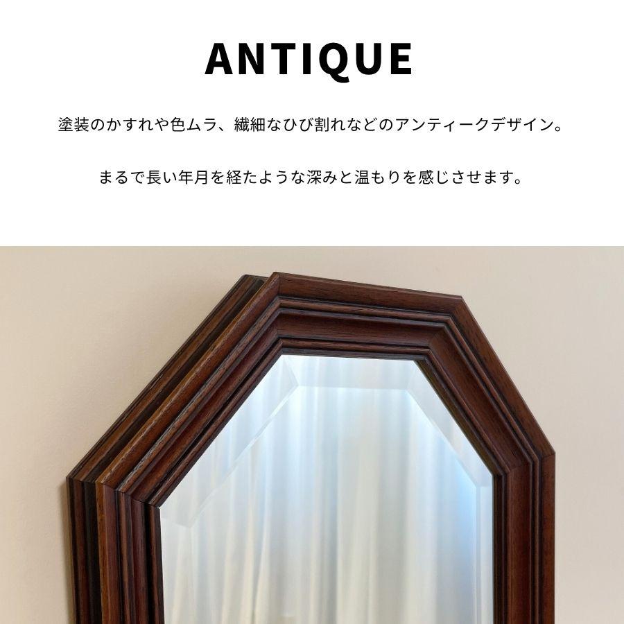 鏡 壁掛け 壁掛け鏡 ウォールミラー 壁掛けミラー ミラー 八角形