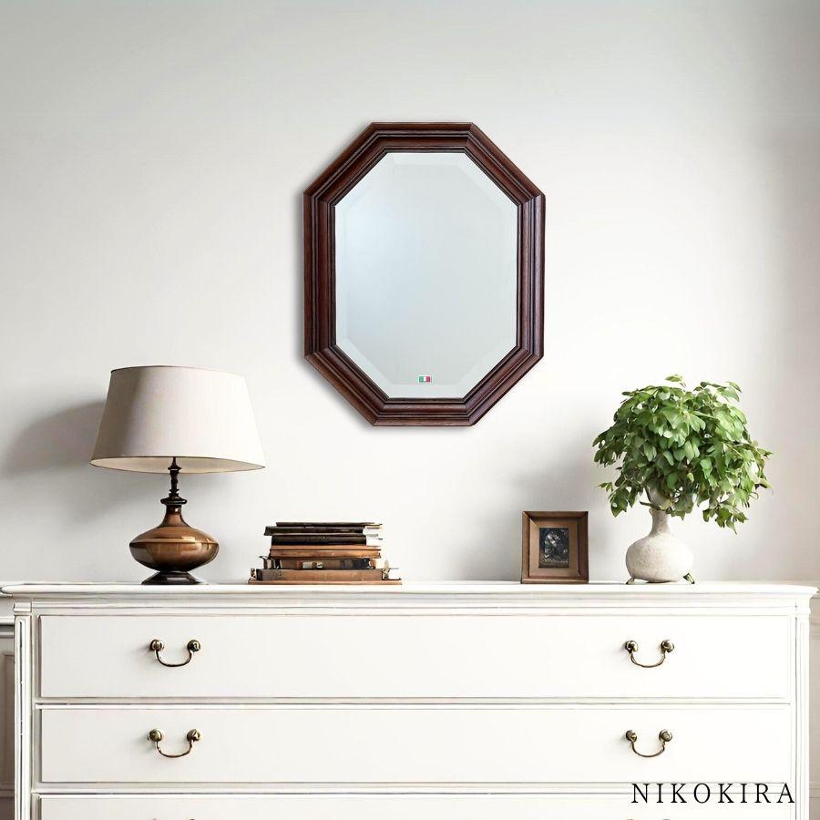 CIC87 イタリア製 レオナルド ワイドミラー W147cm ウォールミラー 鏡 壁掛け 壁掛け鏡 ウォールミラー 壁掛けミラー ミラー 八角形