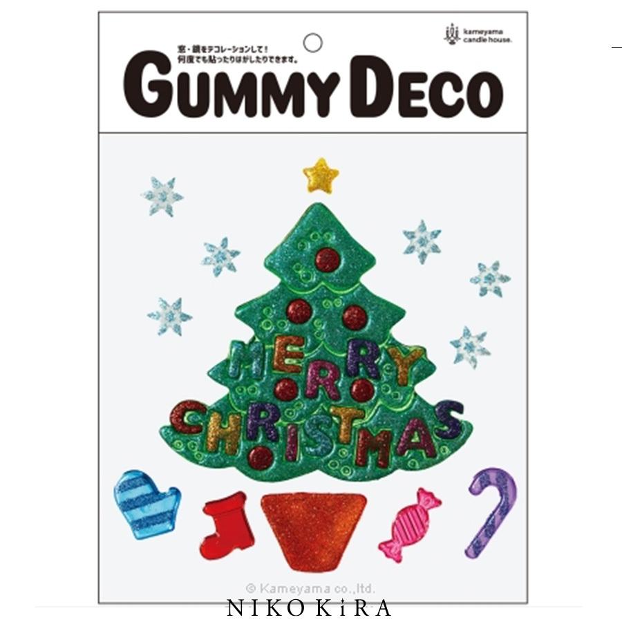 クリスマス 飾り 窓 鏡 ガラス サンタ クリスマスツリー ツリー サンタクロース 雪 結晶 キラキラ ジェル シール デコ ディスプレイ 飾りつけ かざり Kame 鏡専門店 Niko Kira 通販 Yahoo ショッピング