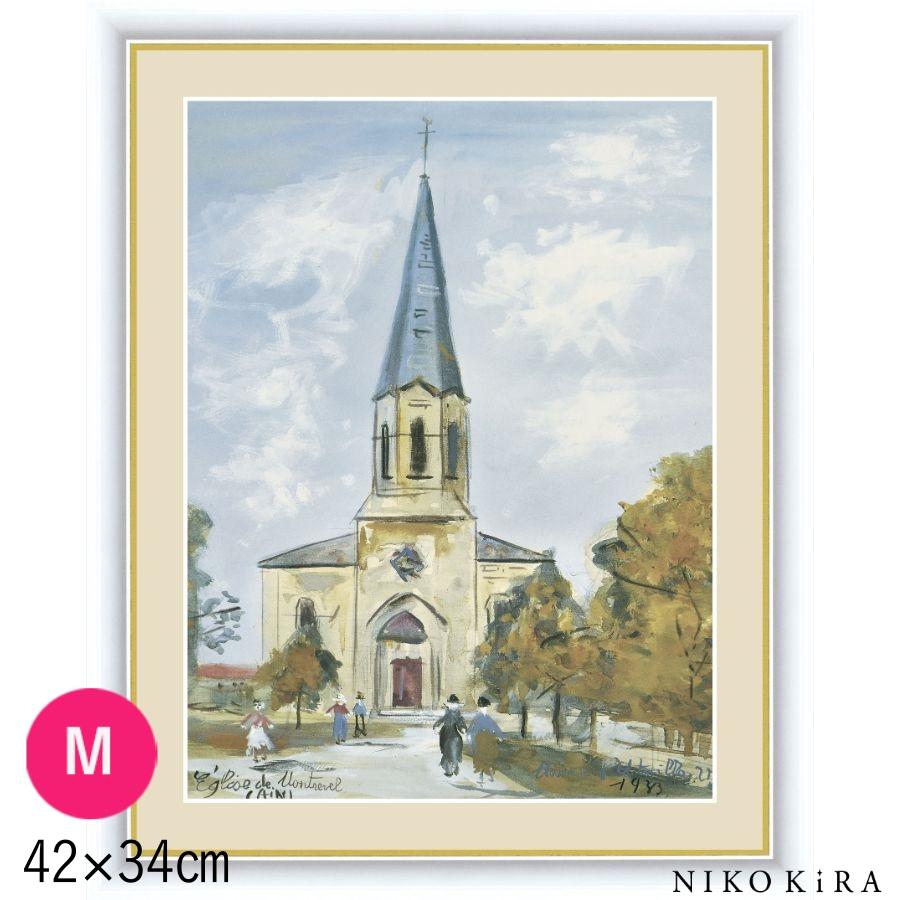 おしゃれ 名画 アート 絵画 絵 モーリス ユトリロ モダン インテリア モンルヴェルの教会 Mサイズ 42cm 34cm 玄関 癒し Sank Ord999m Bm081f4 鏡専門店 Niko Kira 通販 Yahoo ショッピング
