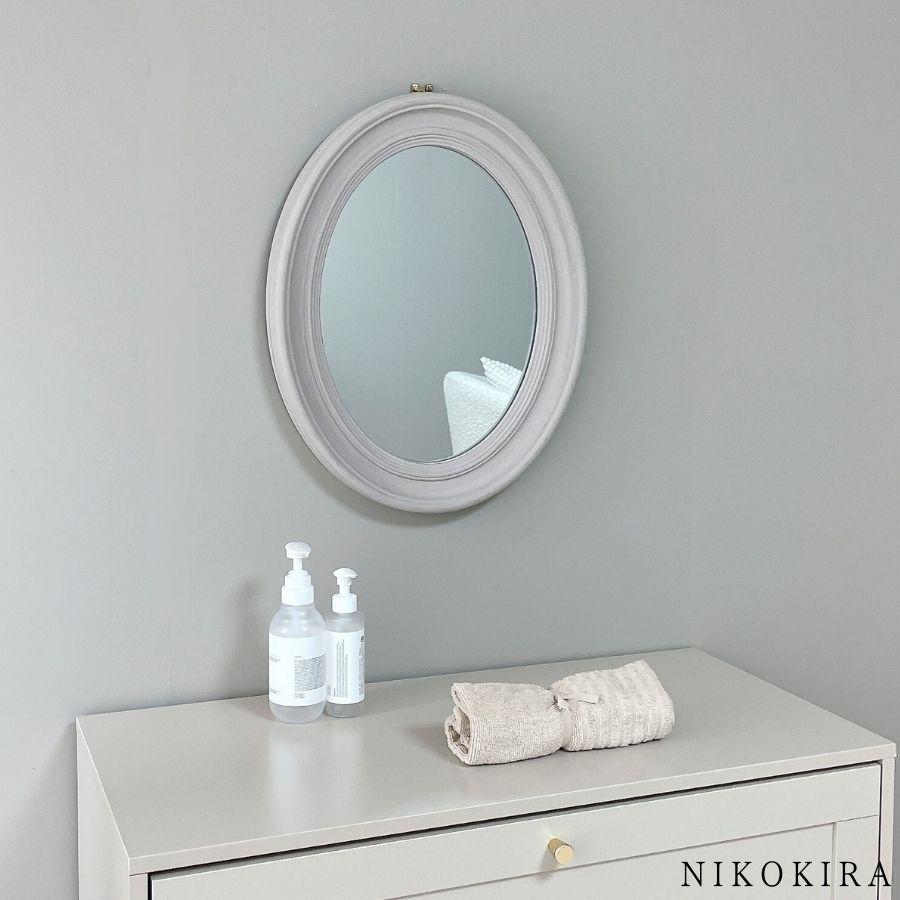 ROSETUra 壁掛け鏡 55cm 鏡 壁掛け おしゃれ ウォールミラー 12角形 ミラー かがみ